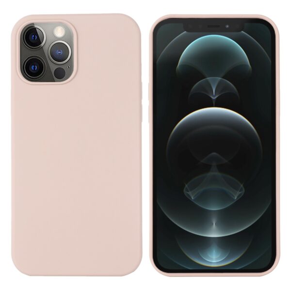 Θήκη iPhone 13 Pro Σιλικόνης Απαλό Ροζ Shockproof Magnetic Magsafe Silicone Case Sand Pink