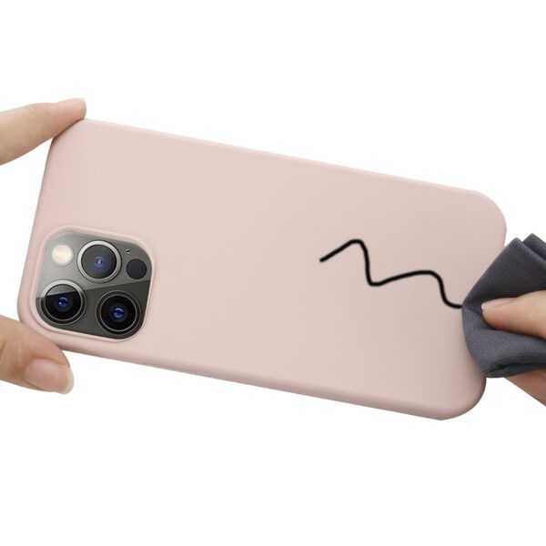 Θήκη iPhone 13 Pro Σιλικόνης Απαλό Ροζ Shockproof Magnetic Magsafe Silicone Case Sand Pink