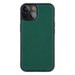 Θήκη iPhone 13 Πράσινη PU Leather Skin Magnetic Patch TPU Shockproof Magsafe Case Green