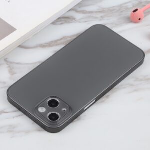 Θήκη iPhone 13 Σιλικόνης Μαύρη Silicone Camera Precision Hole Phone Protective Case Black