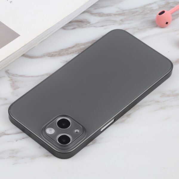 Θήκη iPhone 13 Σιλικόνης Μαύρη Silicone Camera Precision Hole Phone Protective Case Black