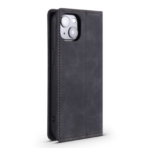 Θήκη iPhone 13 Pro Max Βιβλίο Μαύρο Skin Feel Dream Series Horizontal Flip Leather Case with Card Slots Black