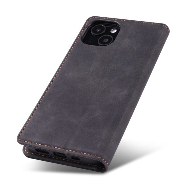 Θήκη iPhone 13 Pro Max Βιβλίο Μαύρο Skin Feel Dream Series Horizontal Flip Leather Case with Card Slots Black