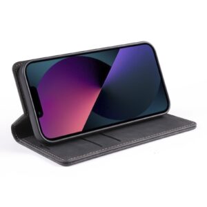 Θήκη iPhone 13 Pro Max Βιβλίο Μαύρο Skin Feel Dream Series Horizontal Flip Leather Case with Card Slots Black