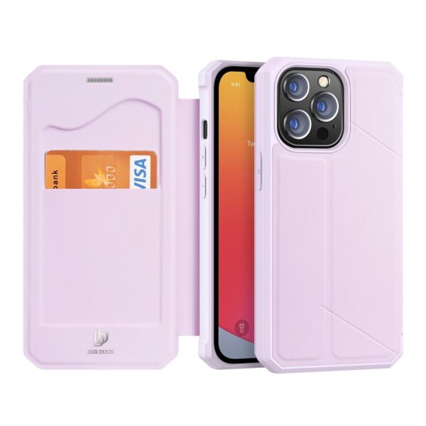 Θήκη iPhone 13 Pro Βιβλίο Ροζ Dux Ducis Skin X Series Book Case Pink