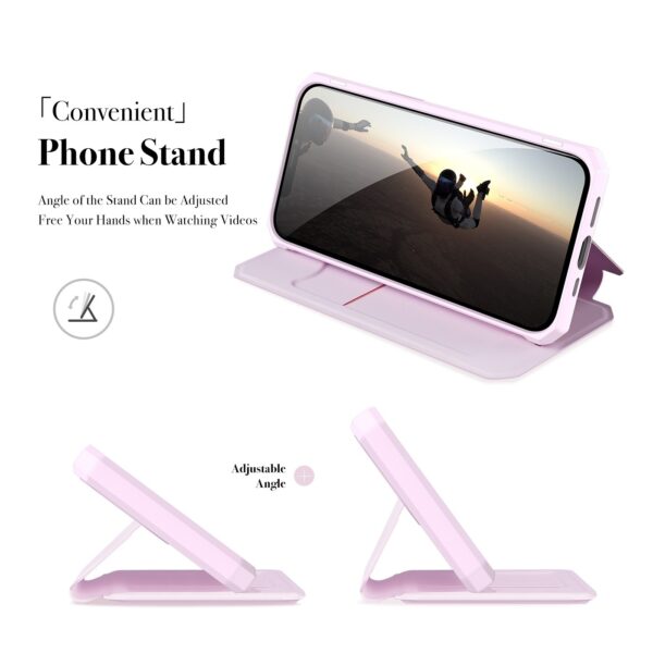 Θήκη iPhone 13 Pro Βιβλίο Ροζ Dux Ducis Skin X Series Book Case Pink