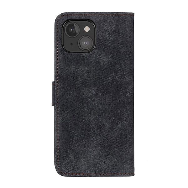 Θήκη iPhone 13 mini Βιβλίο Μαύρο Antelope Texture Magnetic Buckle Horizontal Flip PU Leather Case with Card Slots Black
