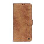 Θήκη iPhone 13 mini Βιβλίο Καφέ Antelope Texture Magnetic Buckle Horizontal Flip PU Leather Case with Card Slots Brown