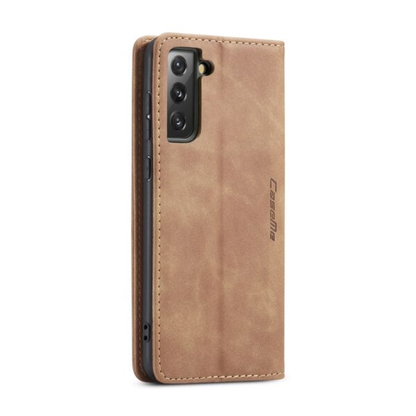 Θήκη Samsung Galaxy S21 5G Βιβλίο Καφέ CaseMe 013 Multifunctional Horizontal Flip Case Brown