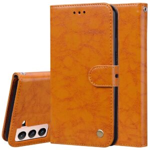Θήκη Samsung Galaxy S21 5G Βιβλίο Καφέ Business Style Leather Book Case Brown