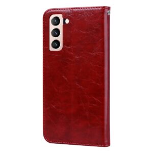 Θήκη Samsung Galaxy S21 5G Βιβλίο Κόκκινο Business Style Leather Book Case Red