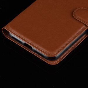Xiaomi Xiaomi Mi 10 Lite 5G Θήκη Βιβλίο Μωβ Litchi Texture Horizontal Flip Leather Case With Holder & Card Slots Purple