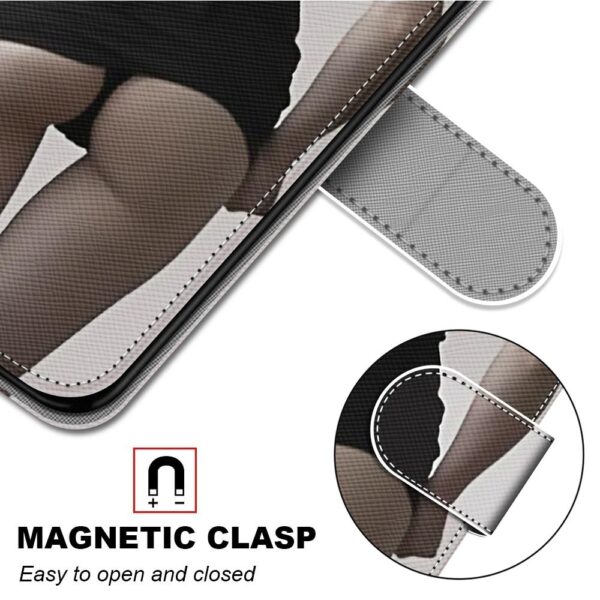 Θήκη Xiaomi Mi 10 Lite 5G Βιβλίο Coloured Drawing Cross Texture Horizontal Flip Case Upskirt