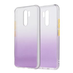 Θήκη Xiaomi Redmi 9 Σιλικόνης Μωβ Gradient Shockproof TPU Case with Detachable Buttons Purple