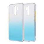 Θήκη Xiaomi Redmi 9 Σιλικόνης Μπλε Gradient Shockproof TPU Case with Detachable Buttons Blue
