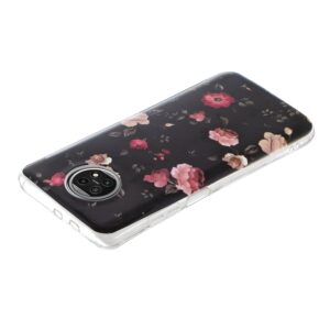 Θήκη Xiaomi Redmi Note 9T Σιλικόνης Τριαντάφυλλα Luminous TPU Soft Protective Case Rose