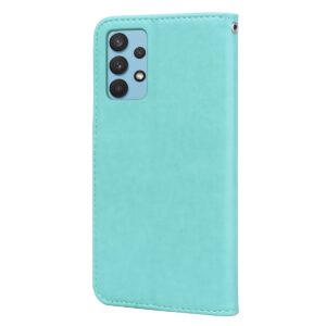 Θήκη Samsung Galaxy A32 4G Βιβλίο Βεραμάν Τριαντάφυλλο Rose Embossed Horizontal Flip Case Mint