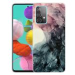 Θήκη Samsung Galaxy A32 4G Σιλικόνης Μάρμαρο Frosted Fashion Marble Shockproof TPU Protective Case Black