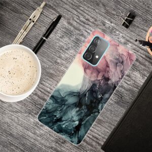 Θήκη Samsung Galaxy A32 4G Σιλικόνης Μάρμαρο Frosted Fashion Marble Shockproof TPU Protective Case Black