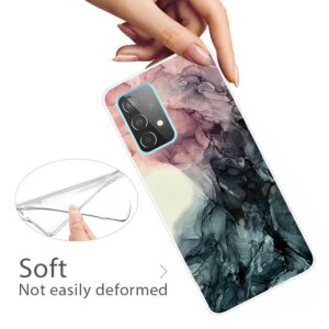 Θήκη Samsung Galaxy A32 4G Σιλικόνης Μάρμαρο Frosted Fashion Marble Shockproof TPU Protective Case Black