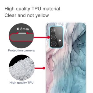 Θήκη Samsung Galaxy A32 4G Σιλικόνης Μάρμαρο Frosted Fashion Marble Shockproof TPU Protective Case Black