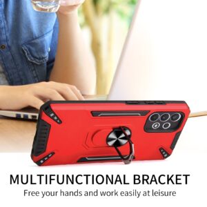 Θήκη Samsung Galaxy A32 4G Μπλε Με Σταντ PC + TPU Protective Case with Ring Holder Royal Blue