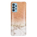 Θήκη Samsung Galaxy A32 4G Σιλικόνης Μάρμαρο Marble Pattern Soft TPU Protective Case White Gold