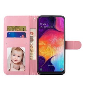 Θήκη Samsung Galaxy A32 4G Βιβλίο Ροζ Τριαντάφυλλα 3D Pattern Horizontal Flip Case Rose Flower