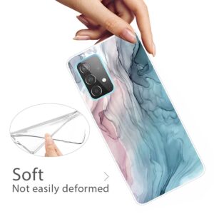 Samsung Galaxy A72 4G / A72 5G Θήκη Σιλικόνης Μάρμαρο Marble Shockproof TPU Protective Case Grey