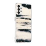 Samsung Galaxy A72 4G / A72 5G Θήκη Σιλικόνης Μάρμαρο Gold Sands Dual-side IMD Marble Pattern Case Black