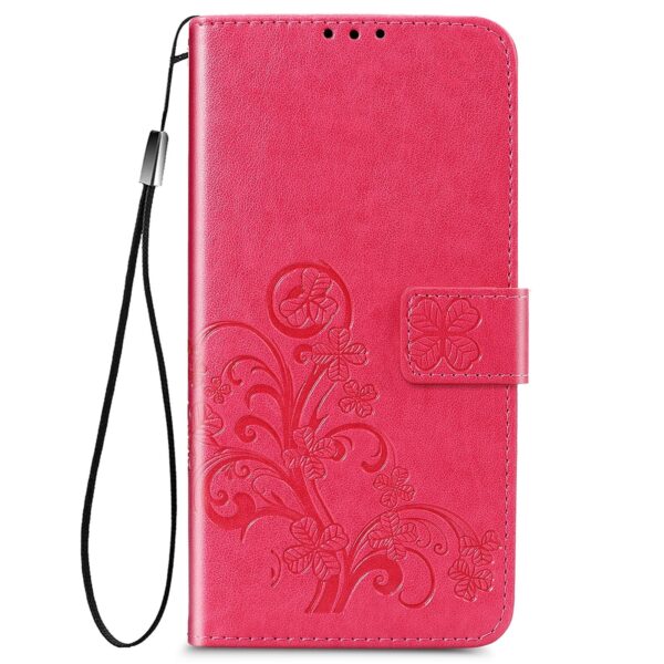 Θήκη Samsung Galaxy A32 4G Βιβλίο Φούξια Four-leaf Clasp Embossed Buckle PU Leather Case Fuchsia