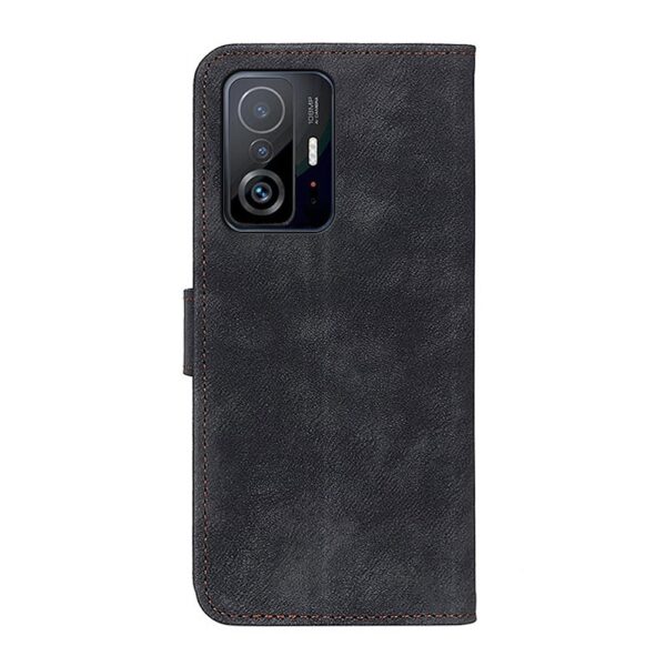 Xiaomi 11T / 11T Pro Θήκη Βιβλίο Μαύρο Antelope Texture Magnetic Buckle Horizontal Flip PU Leather Case with Card Slots Black