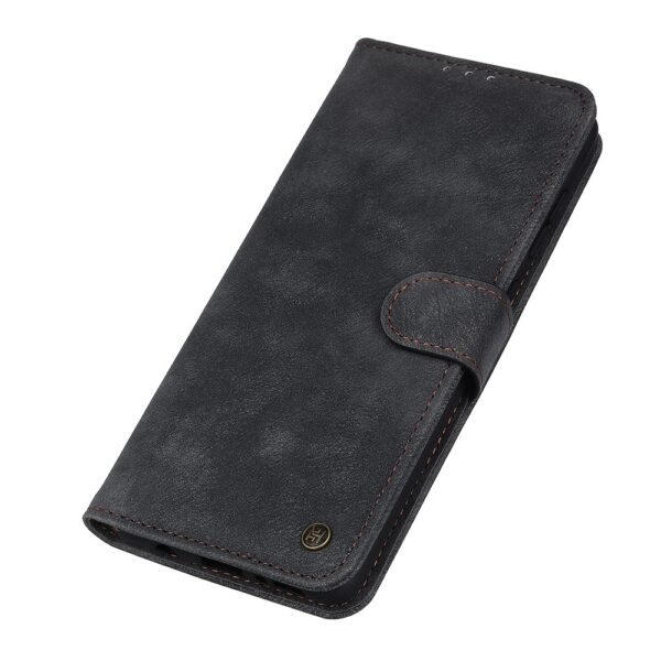 Xiaomi 11T / 11T Pro Θήκη Βιβλίο Μαύρο Antelope Texture Magnetic Buckle Horizontal Flip PU Leather Case with Card Slots Black