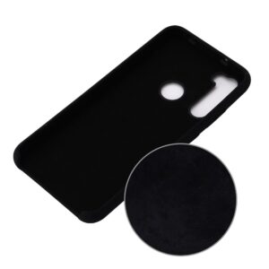 Θήκη Xiaomi Redmi Note 8 / Note 8 2021 Σιλικόνης Μαύρη Pure Color Liquid Silicone Shockproof Full Coverage Case Black