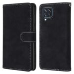 Θήκη Samsung Galaxy A22 4G / M32 4G Βιβλίο Μαύρο Retro Frosted Horizontal Flip PU Leather Case With Holder & Card Black