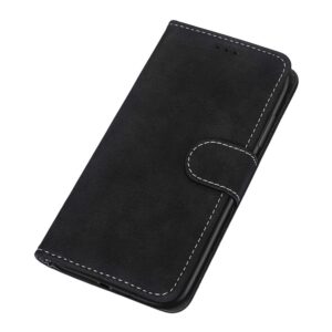 Θήκη Samsung Galaxy A22 4G / M32 4G Βιβλίο Μαύρο Retro Frosted Horizontal Flip PU Leather Case With Holder & Card Black