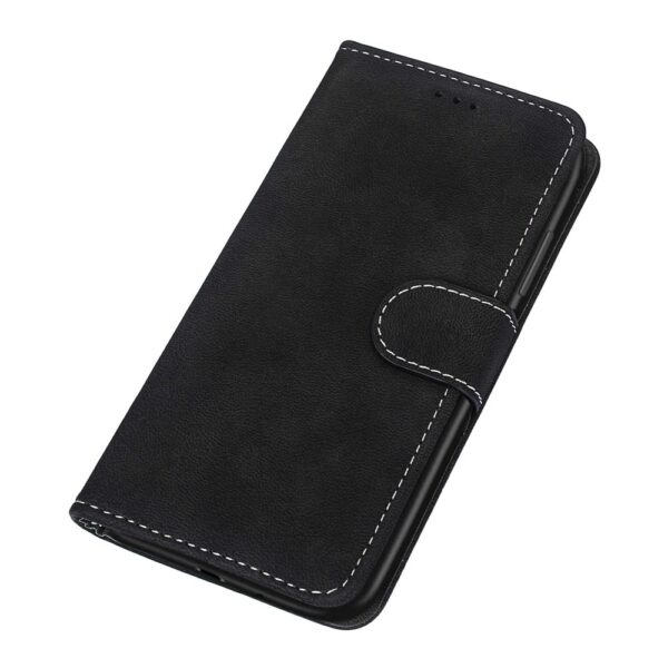 Θήκη Samsung Galaxy A22 4G / M32 4G Βιβλίο Μαύρο Retro Frosted Horizontal Flip PU Leather Case With Holder & Card Black