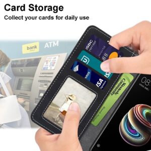 Θήκη Samsung Galaxy A22 4G / M32 4G Βιβλίο Μαύρο Retro Frosted Horizontal Flip PU Leather Case With Holder & Card Black