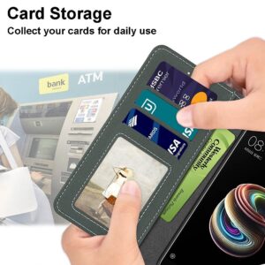 Θήκη Samsung Galaxy A22 4G / M32 4G Βιβλίο Πράσινο Retro Frosted Horizontal Flip PU Leather Case With Holder & Card Green