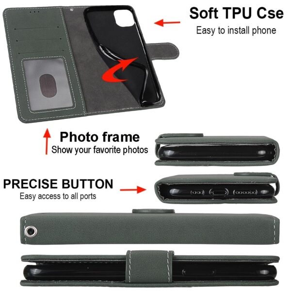 Θήκη Samsung Galaxy A22 4G / M32 4G Βιβλίο Πράσινο Retro Frosted Horizontal Flip PU Leather Case With Holder & Card Green