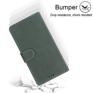 Θήκη Samsung Galaxy A22 4G / M32 4G Βιβλίο Πράσινο Retro Frosted Horizontal Flip PU Leather Case With Holder & Card Green