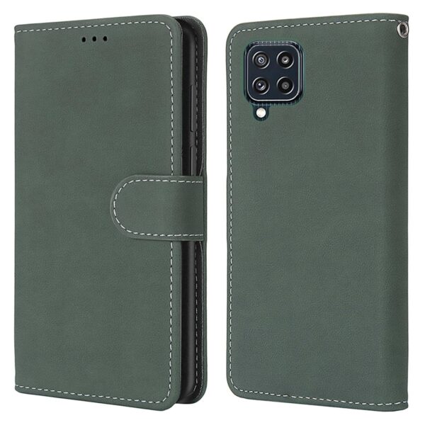 Θήκη Samsung Galaxy A22 4G / M32 4G Βιβλίο Πράσινο Retro Frosted Horizontal Flip PU Leather Case With Holder & Card Green