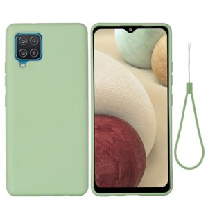 Θήκη Samsung Galaxy A22 4G / M32 4G Σιλικόνης Πράσινη Solid Color Liquid Silicone Shockproof Case Green
