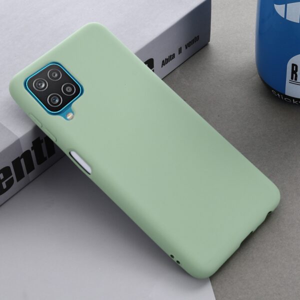 Θήκη Samsung Galaxy A22 4G / M32 4G Σιλικόνης Πράσινη Solid Color Liquid Silicone Shockproof Case Green