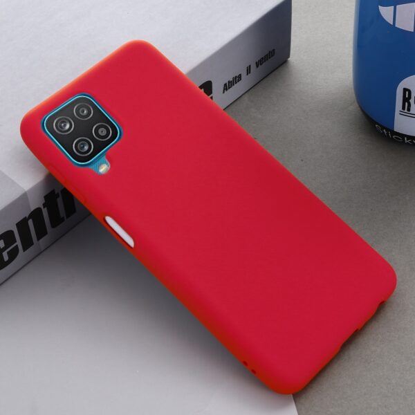 Θήκη Samsung Galaxy A22 4G / M32 4G Σιλικόνης Κόκκινη Solid Color Liquid Silicone Shockproof Case Red