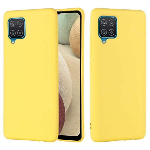 Θήκη Samsung Galaxy A22 4G / M32 4G Σιλικόνης Κίτρινη Solid Color Liquid Silicone Shockproof Case Yellow