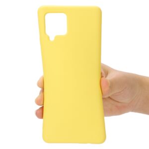 Θήκη Samsung Galaxy A22 4G / M32 4G Σιλικόνης Κίτρινη Solid Color Liquid Silicone Shockproof Case Yellow