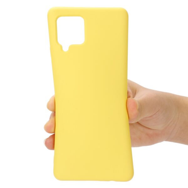 Θήκη Samsung Galaxy A22 4G / M32 4G Σιλικόνης Κίτρινη Solid Color Liquid Silicone Shockproof Case Yellow