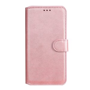 Θήκη Realme GT 5G Βιβλίο Ροζ - Χρυσό Classic Calf Texture Horizontal Flip PU Leather Case with Holder Rose - Gold