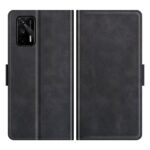 Θήκη Realme GT 5G Βιβλίο Μαύρο Dual-side Magnetic Buckle Wallet Stand Book Case Black